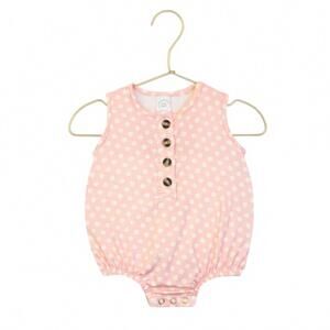 NEW LOU LOU & COMPANY girls posie bubble romper in pink